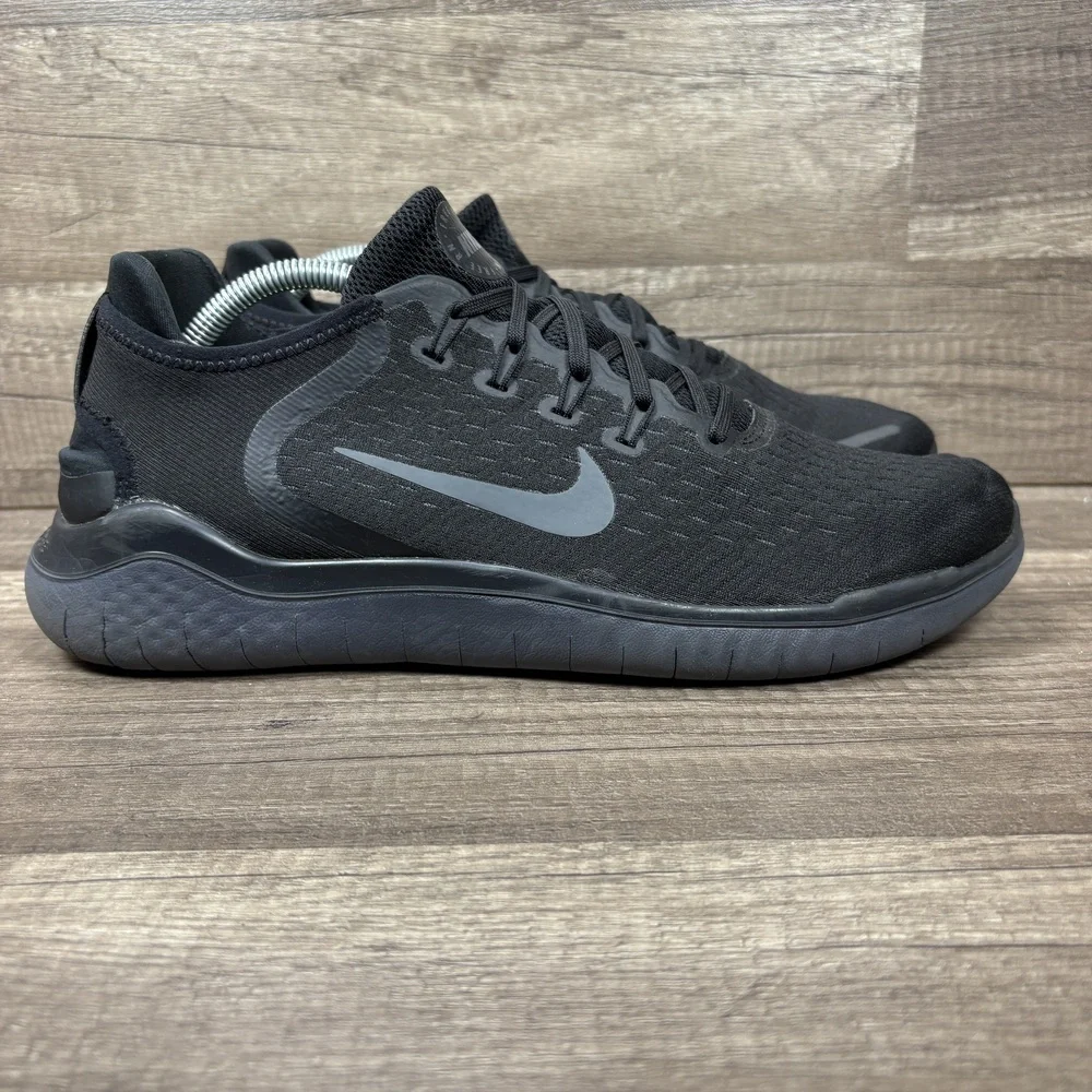 Nike Free RN Black Womens US Size 11.5 EUR 45.5 942836-002 Running Shoes